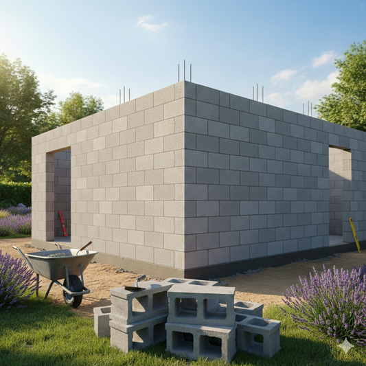 Bloque Liso 19 de Construcción - Hormigón Sustentable